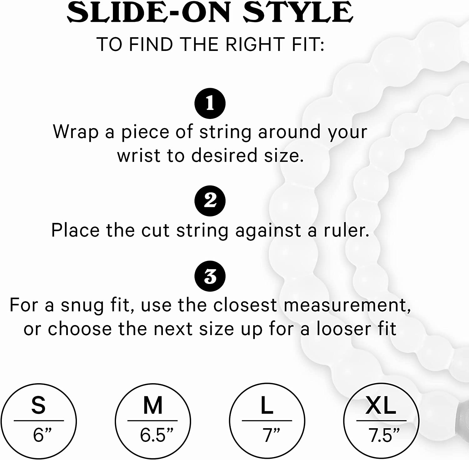 Lokai Classic Beaded Bracelet for Women & Men - Silicone Jewelry Fashion Bracelet Slides-On for Comfortable Fit - Image 4